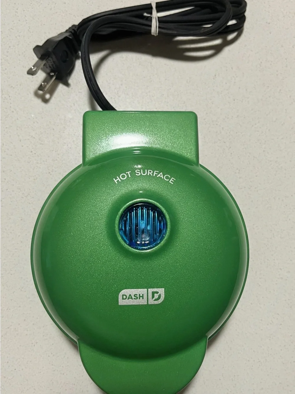 Dash Green Christmas Tree Mini Waffle Maker